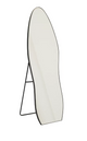 Miroir sur pied IRRÉGULIÉ Noir 56x3xH180cm