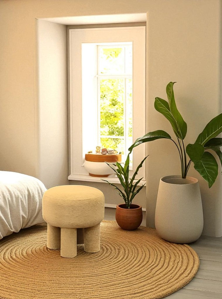 Pouf BORLANO Gold  d43h42cm