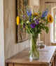 Vase en verre transparent 15x50 cm