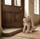 CALE-PORTE CHIEN BEIGE 27x18x31cm