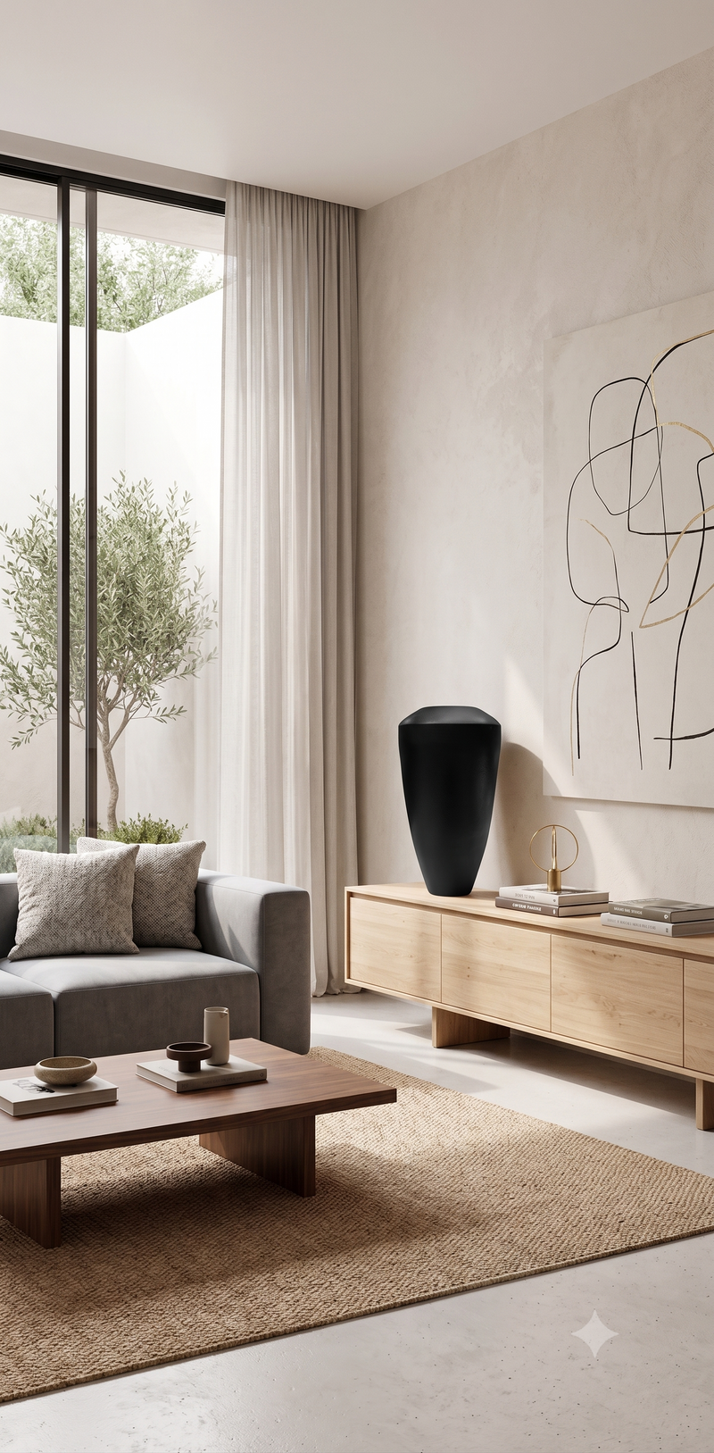 Vase CMACO Ø22xH48 cm