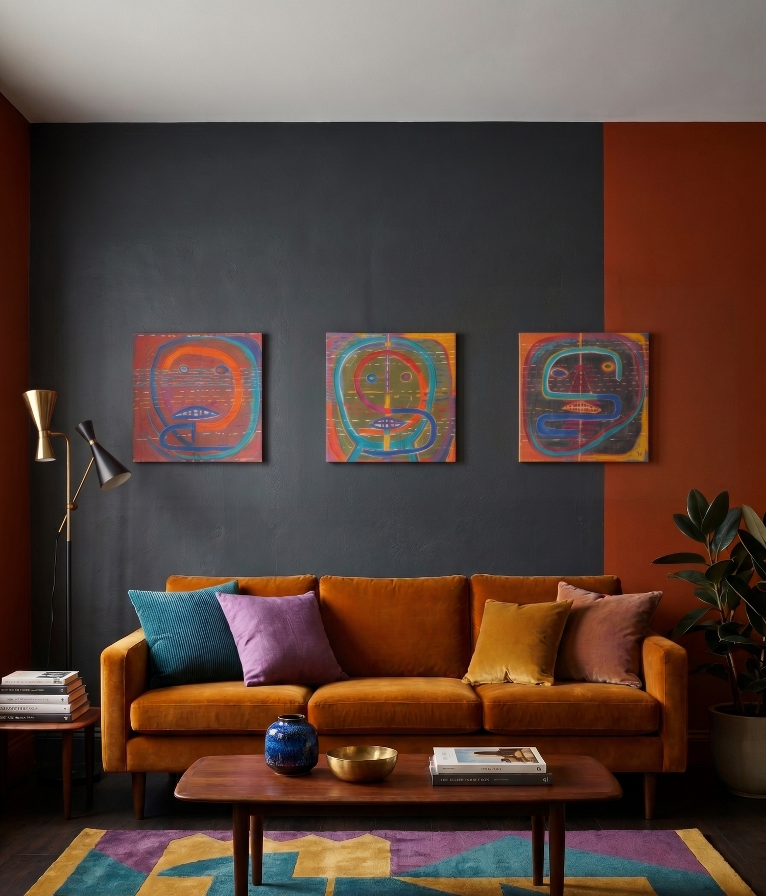 TRIPTYQUE SNORBY 55x55cm
