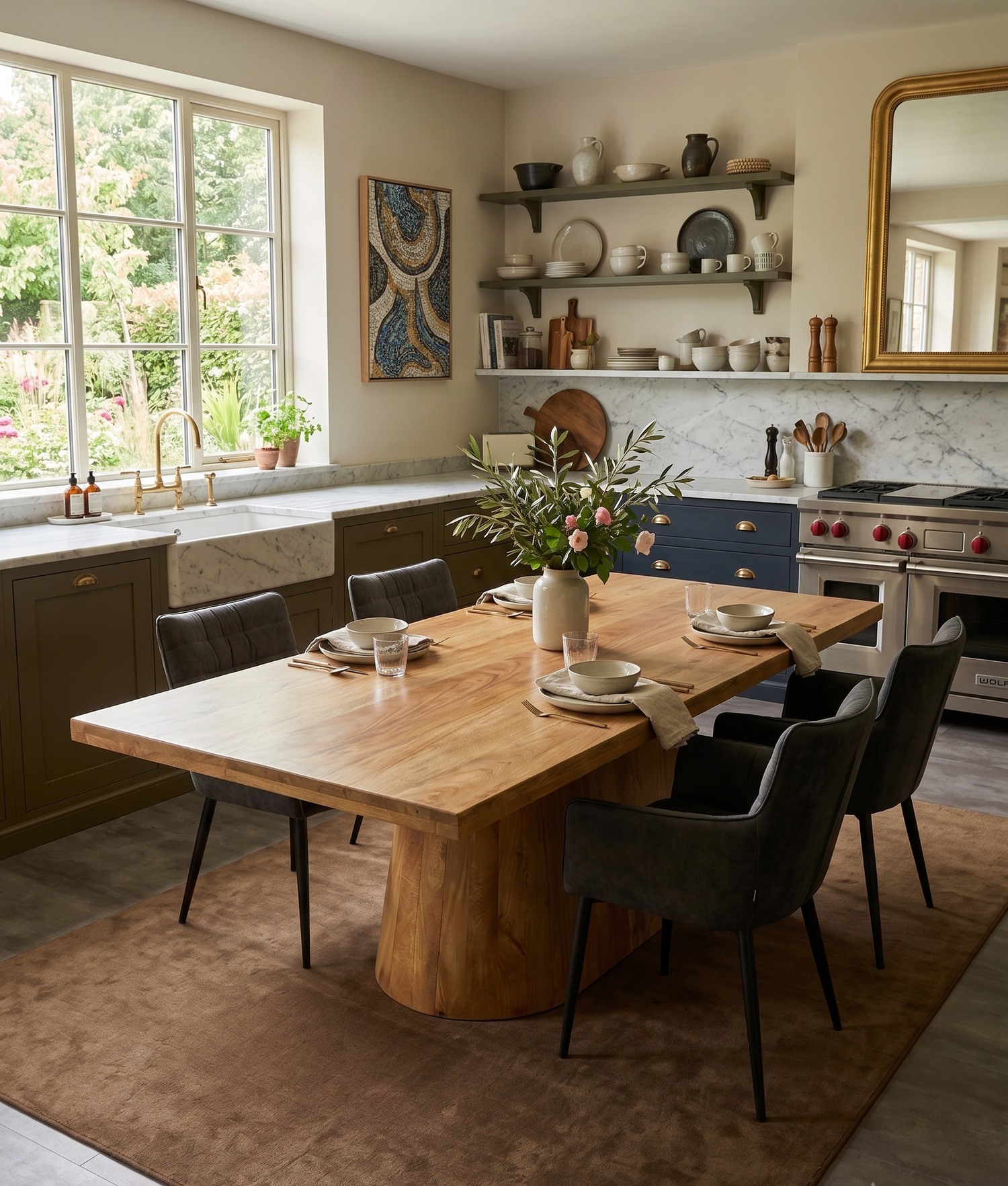 TABLE REPAS RECT DOMBY manguier 240x100h76cm