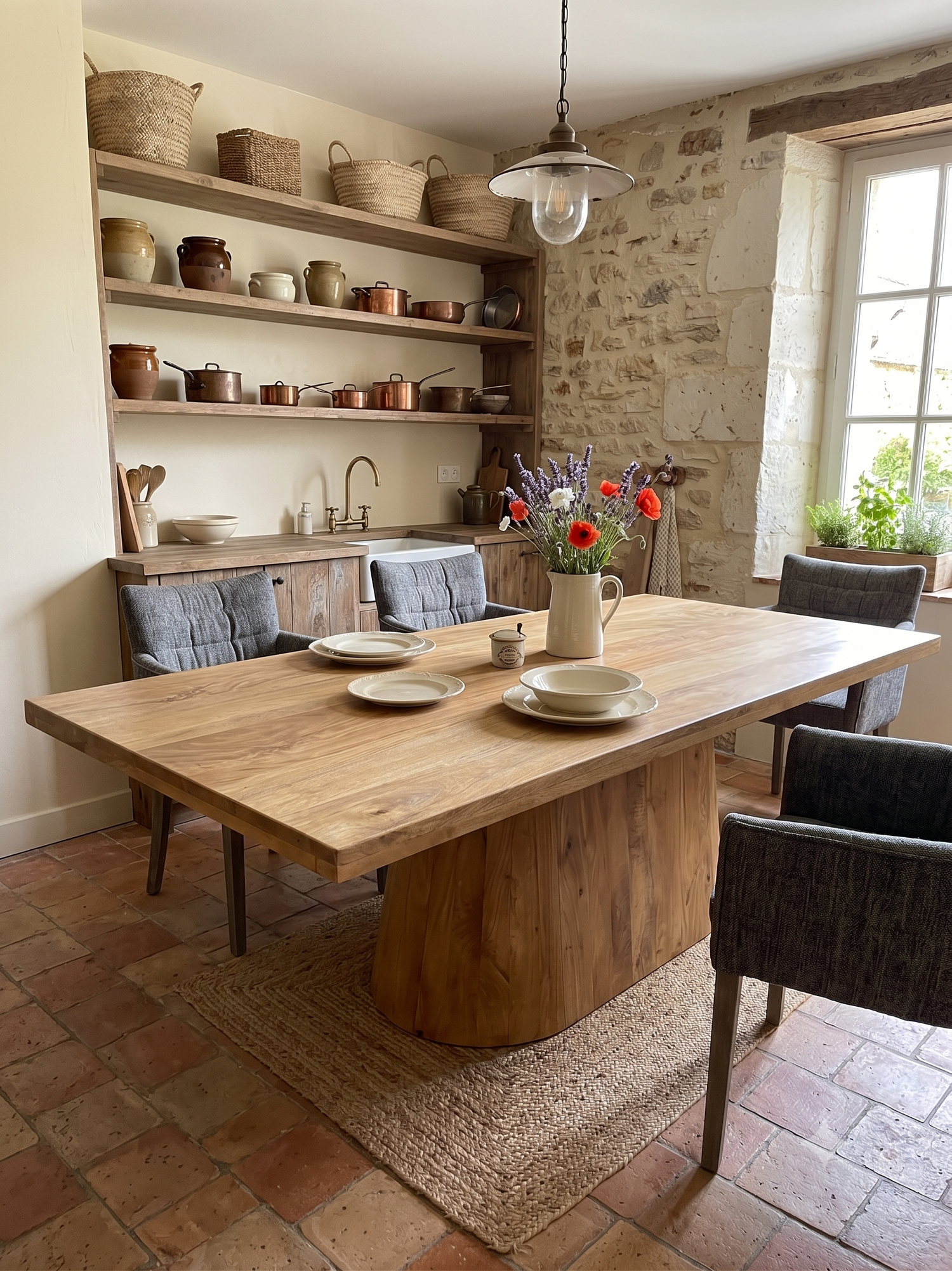 TABLE REPAS Rectangle DOMBY manguier 150x90h76cm