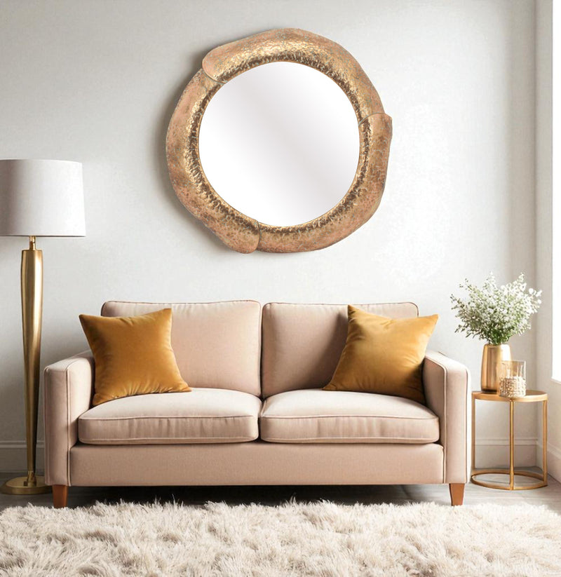Miroir MARTELO ROND H74cm