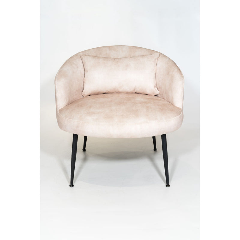 Fauteuil GUSTAVE velours Sable 72x73xH66cm