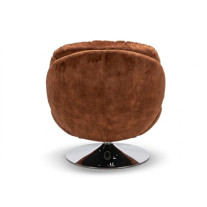 Fauteuil IZOP velours Fox