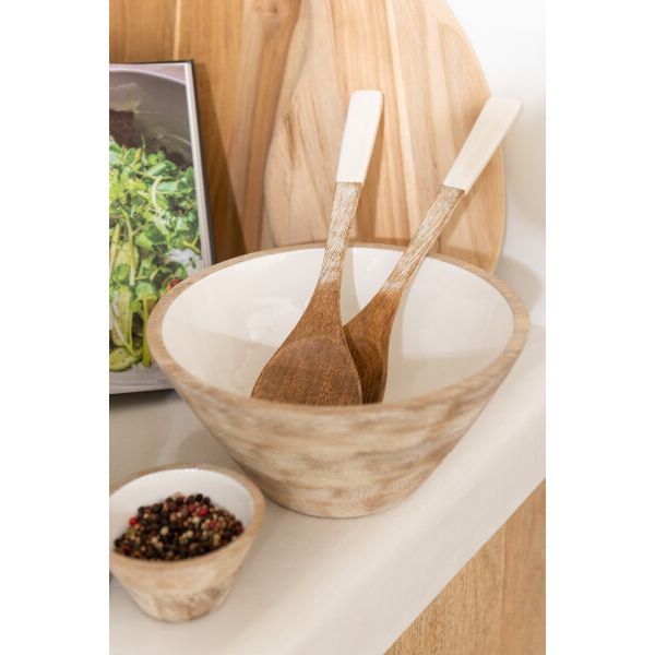 BOL BOIS DE MANGUIER BLANC 10x10x5.5cm