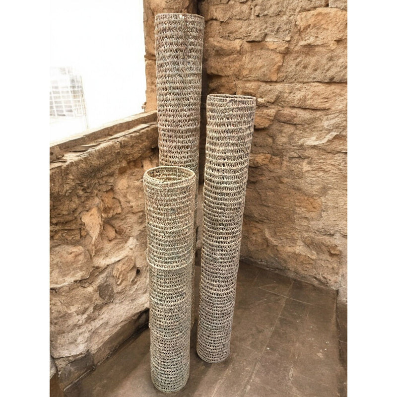 Lampadaire COLONNE Rafia H180cm