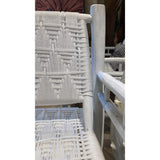 Fauteuil BASTIA blanc 62x75xH82cm