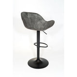 Tabouret de bar soman velours Bronze 51x51xH107cm