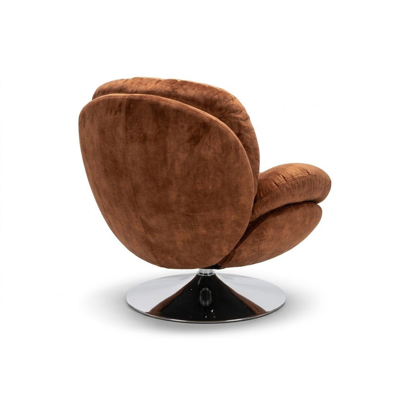 Fauteuil IZOP velours Fox