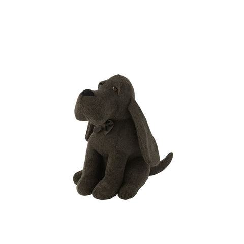 CALE-PORTE CHIEN GRIS 27x18x31cm