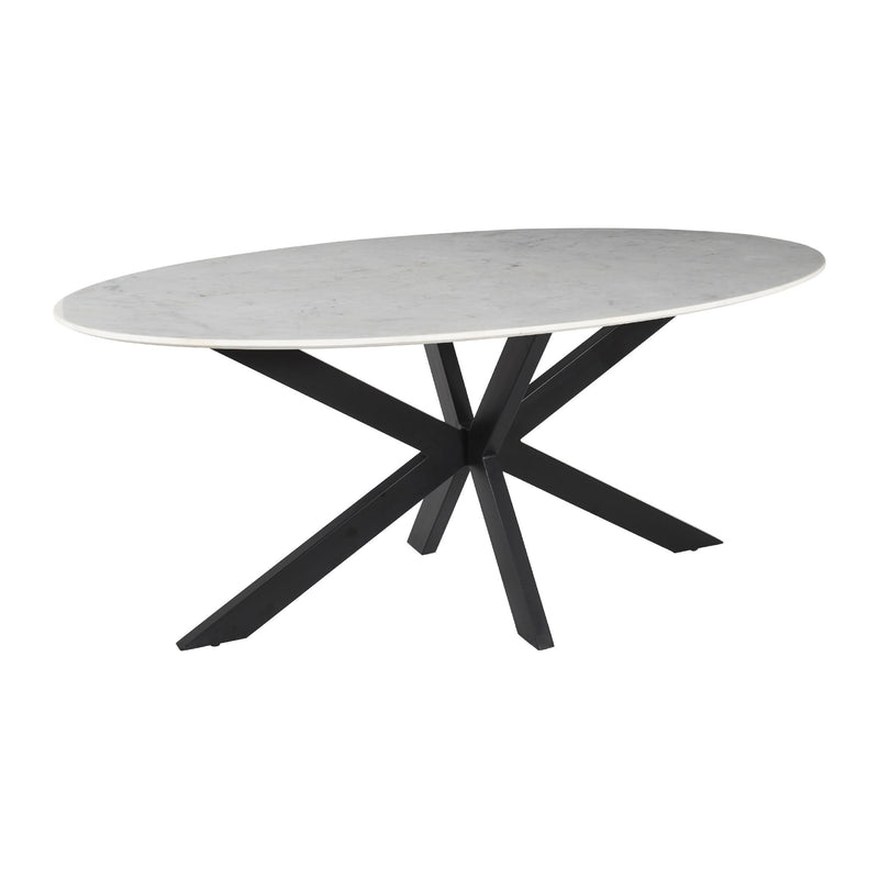 Table REPAS Ovale FRED marbre D180x100xH76cm