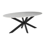 Table REPAS Ovale FRED marbre 230x110xH76cm