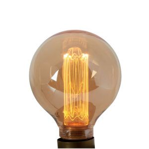 Ampoule LED VINTAGE Sphérique coloris ambré
