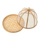 PLATEAU+CLOCHE BAMBOU MM