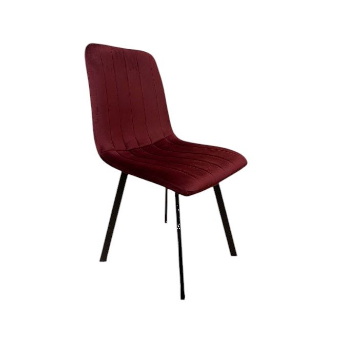 Chaise THER Velours Burgandy 45x50xH87cm