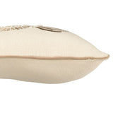 COUSSIN COQUILLAGE CRÈME/BEIGE 45x45x15cm