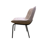 Chaise CELINE Beige bimatiere 49x61xH81.5cm