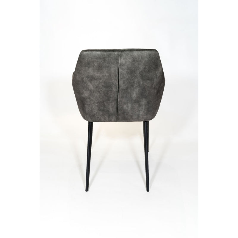 Chaise SOMAN velours Bronze 57x61xH82cm