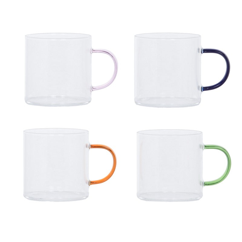 Coff4 mugs verre 30cl luma