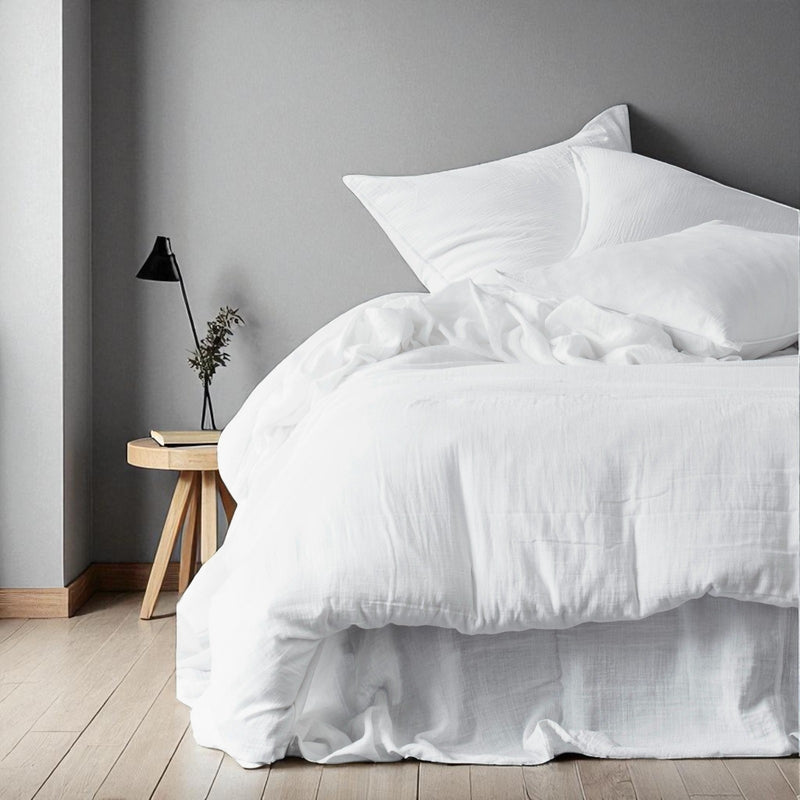 Drap Housse MYKONOS BLANC 180X200cm