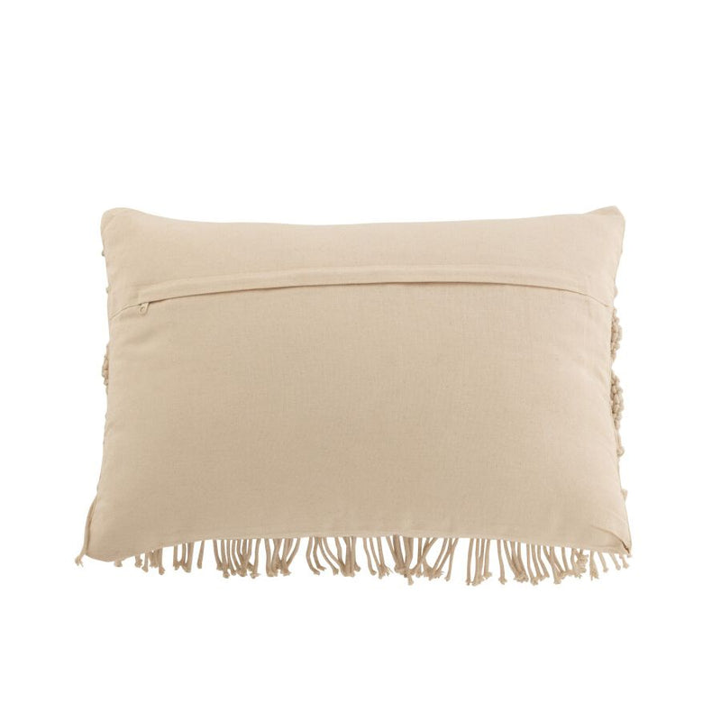 COUSSIN COSY RECT COTTON BEIGE 47x37x15cm