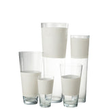 VASE DELPH VERRE TRANS/BLANC (22x22x45cm)