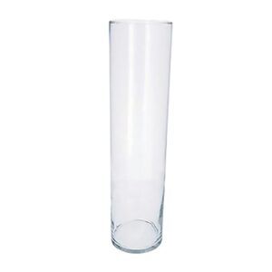 Vase en verre transparent 15x60 cm