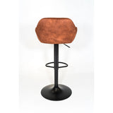 Tabouret de bar SOMAN velours Fox 51x51xH107cm