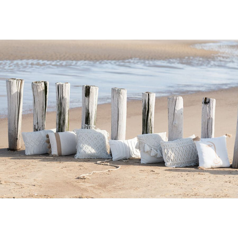 COUSSIN COSY BLANC 46x46x12cm