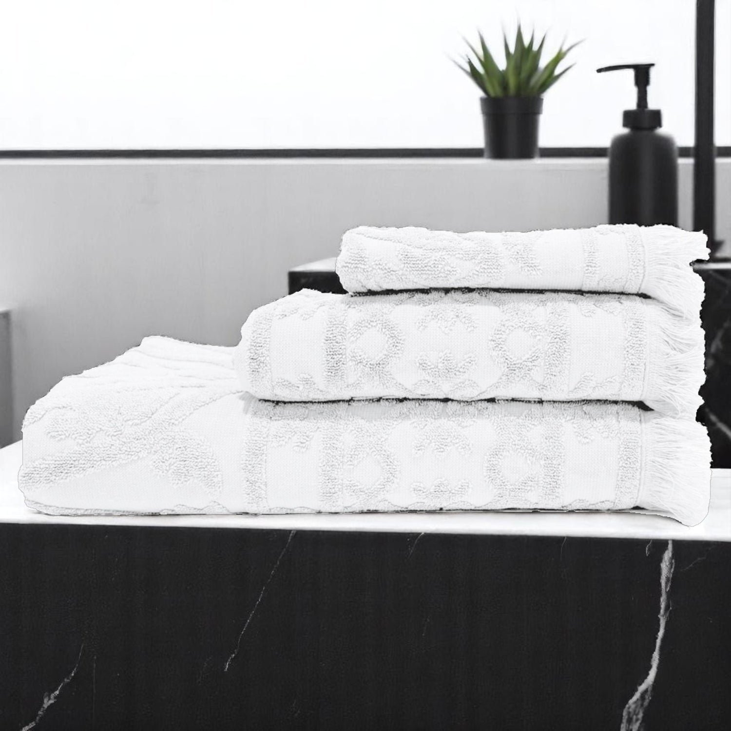 Drap de bain UBUD BLANC 90X140cm