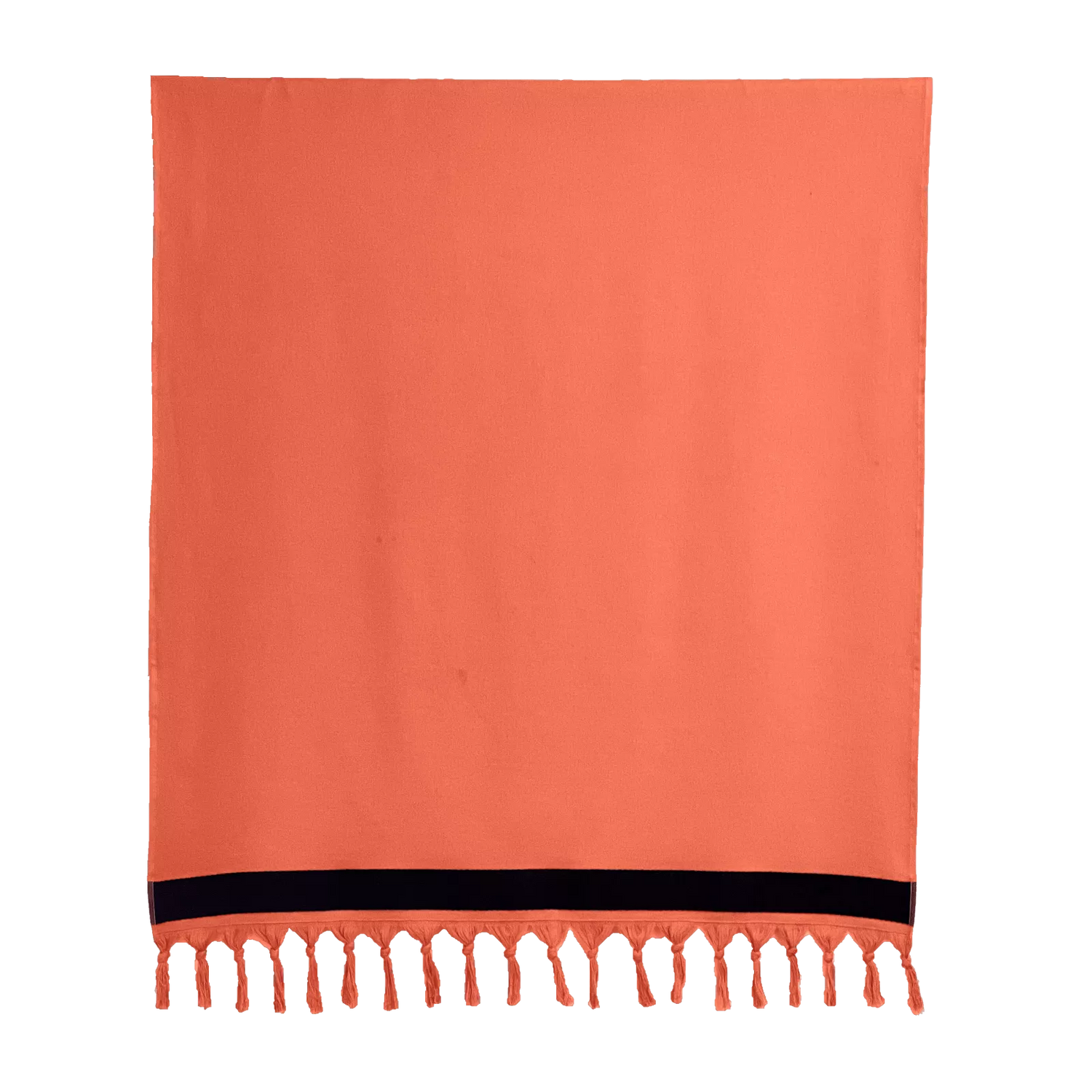 Drap de plage COPACABANA Mandarine 90x180cm