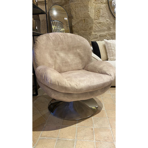 Fauteuil IZOP velours Weimar