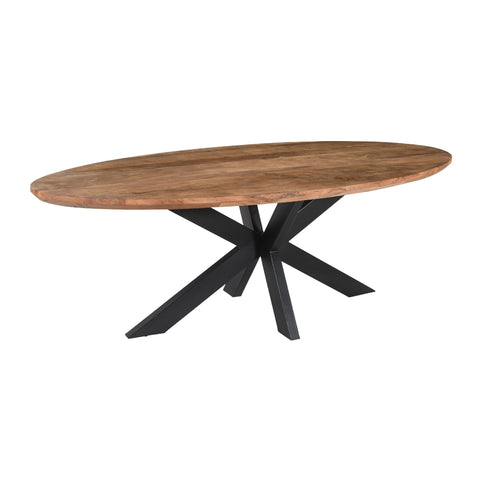 Table Ovale SLOT acacia 180x100xH76cm