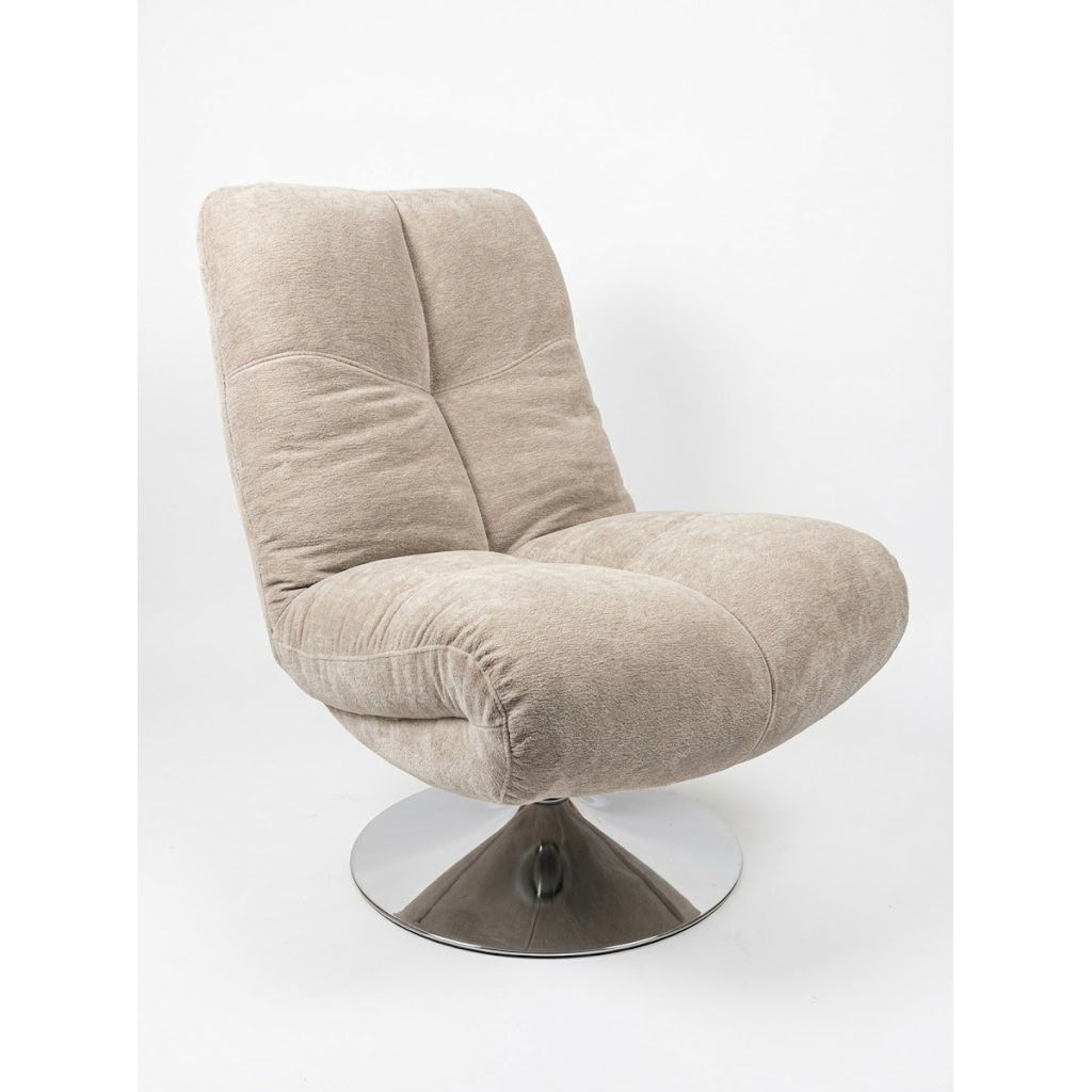 Fauteuil Relax BOTON Taupe 93x72xH93 cm