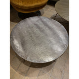 Table Basse VAGUE Nickel Ø74xH37 cm