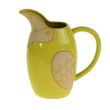Carafe Birdy vert/jaune 22x13xH23,5 cm