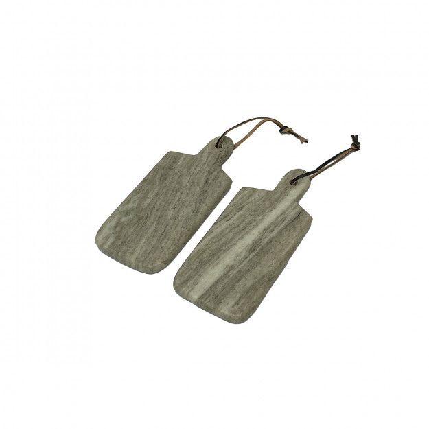 SET 2 MINI PLANCHES MARBRE BEIGE