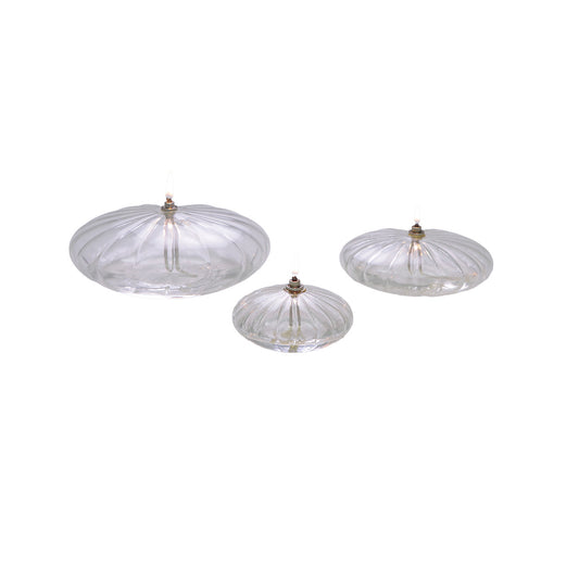 LAMPE A HUILE ELLIPSE STRIEE S