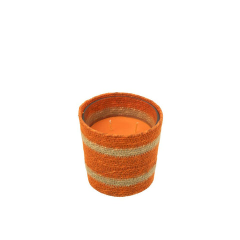 BOUGIE PARFUMEE ORANGE 12x12x11.5cm