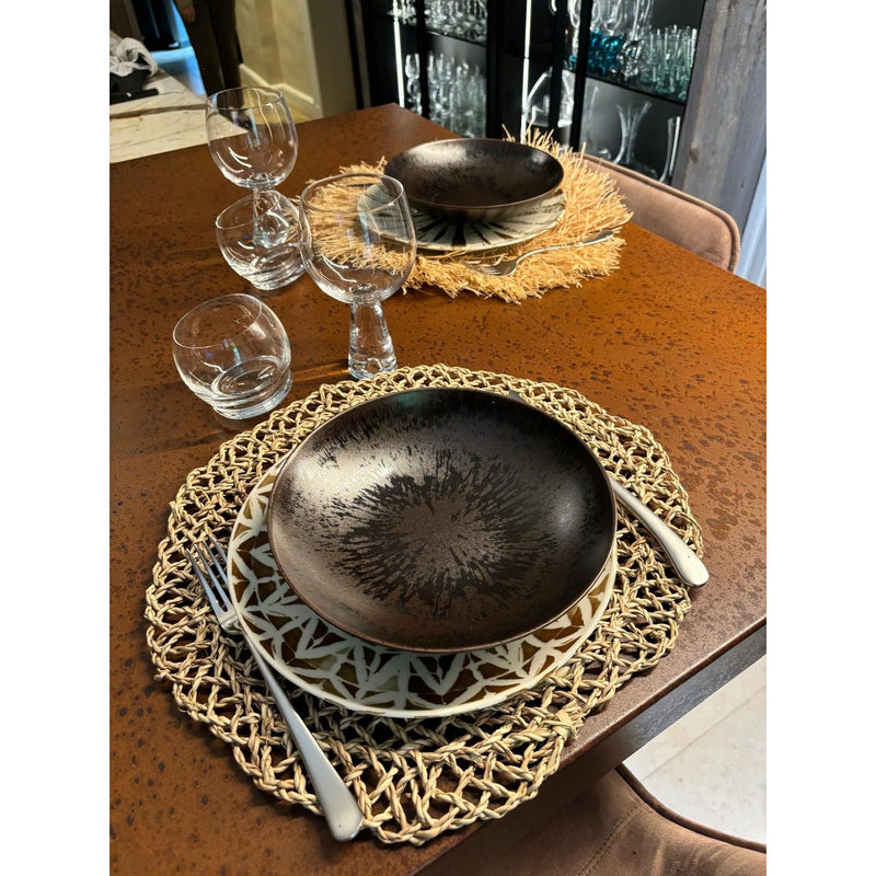 Sous-Assiette SPIRALE Rafia D35cm