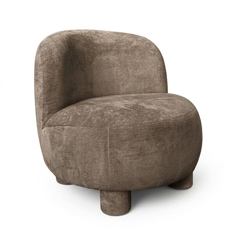 Fauteuil BORLANO Taupe 74x77h73cm