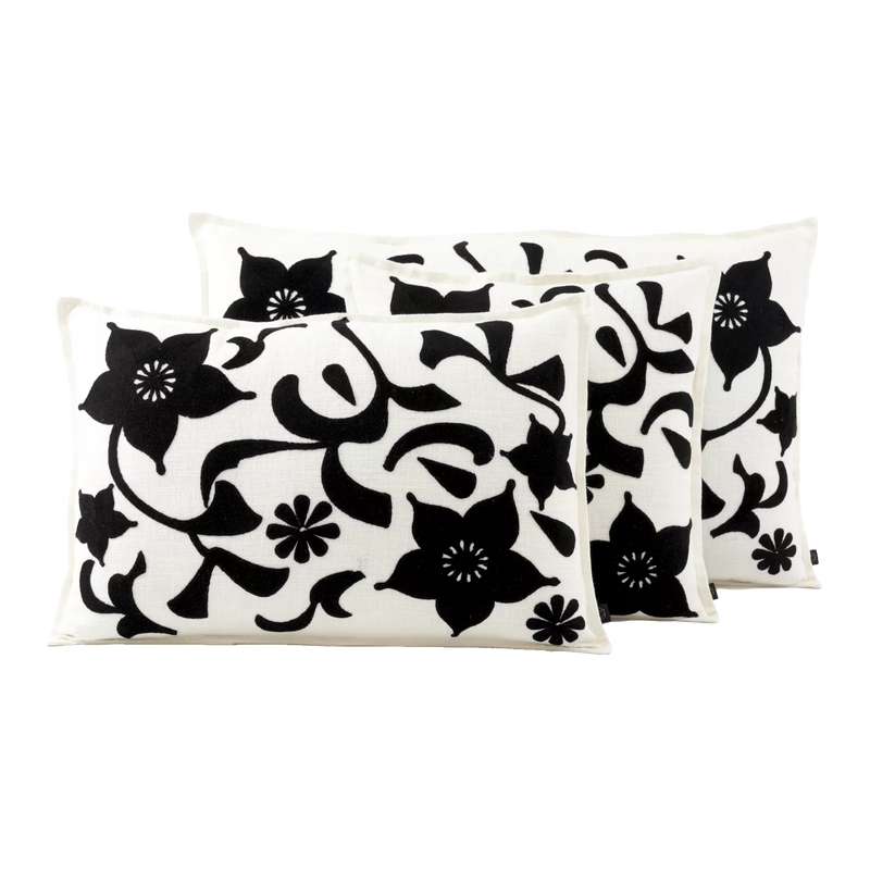 Coussin CHIARA NOIR 45X45cm