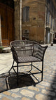 Chaise DEAUVILLE Noire et Dorée
