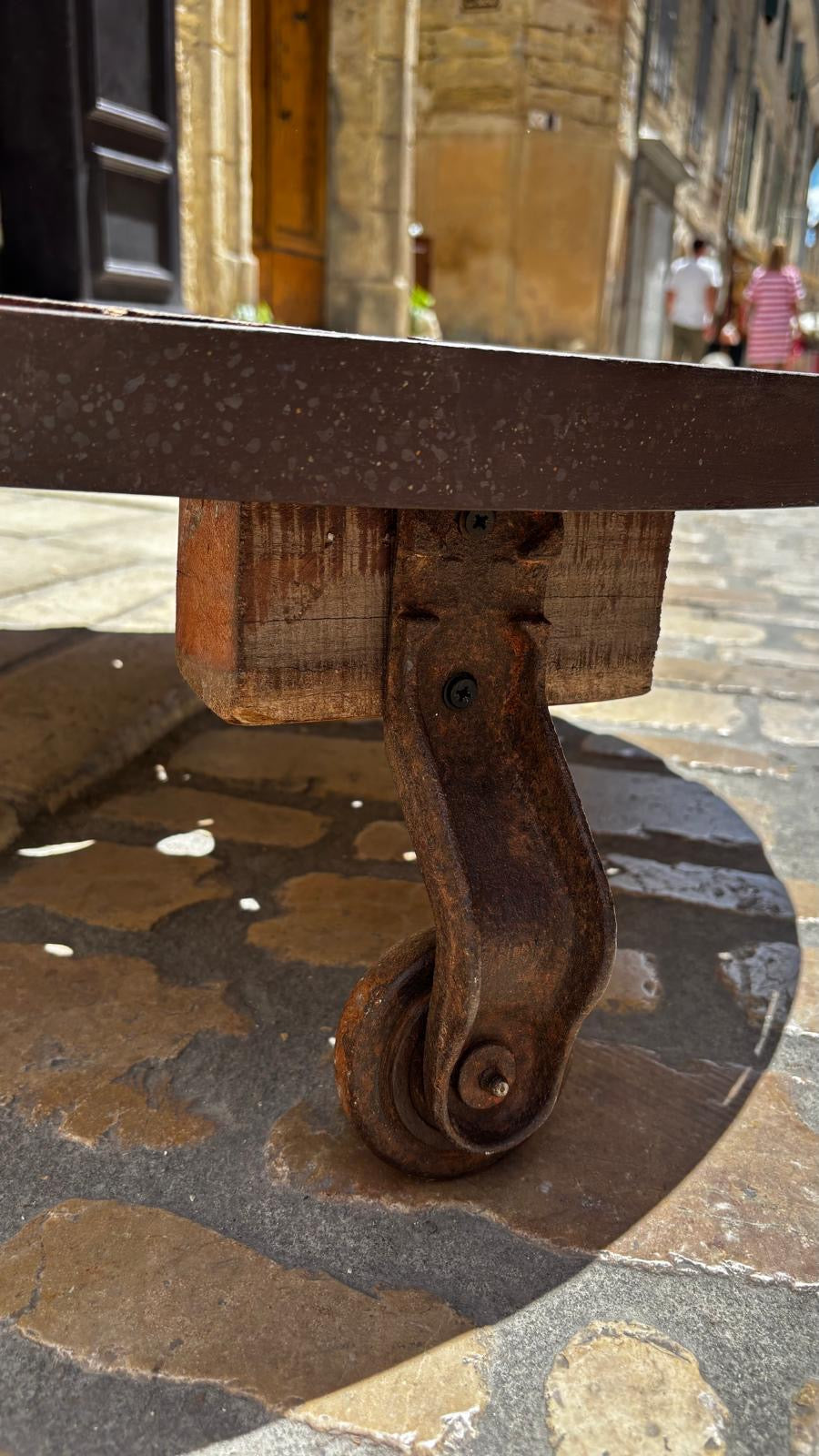 Cable Wheel Table Ø76xH26cm