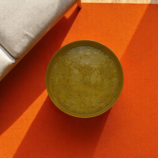 PLATEAU MOLITOR LARGE MUSTARD