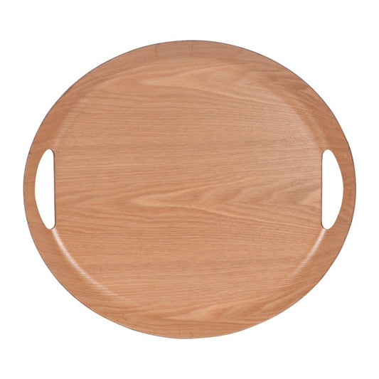 Plateau OVALE Naturel 46x41xH5cm
