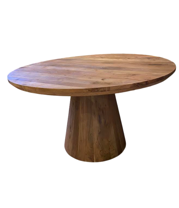 TABLE REPAS RONDE  ATLANTY accacia Ø130xH76 cm